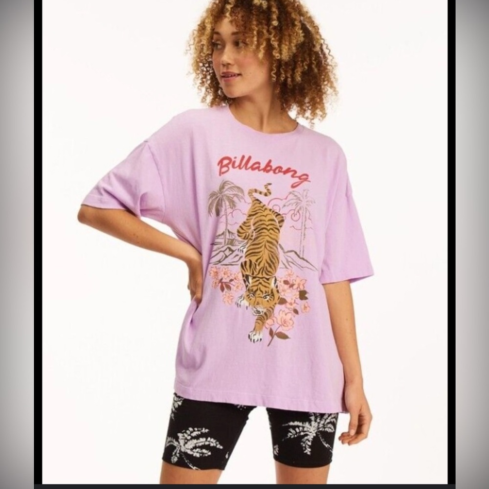 Billabong Purple Tiger Tee ⚡️💜